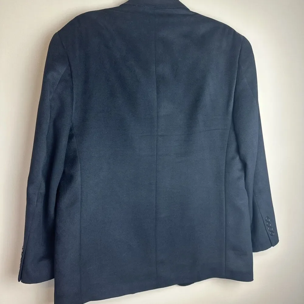 Alfani Men’s Black Micro Suede Blazer Jacket Size 42 Casual Sport Coat Macy's